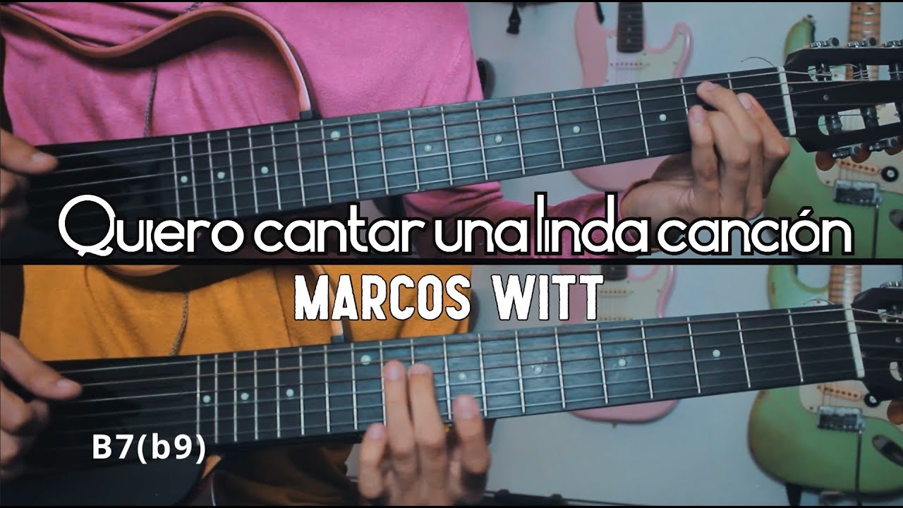 Marcos Witt - Quiero Cantar Una linda Canción - Guitar cover