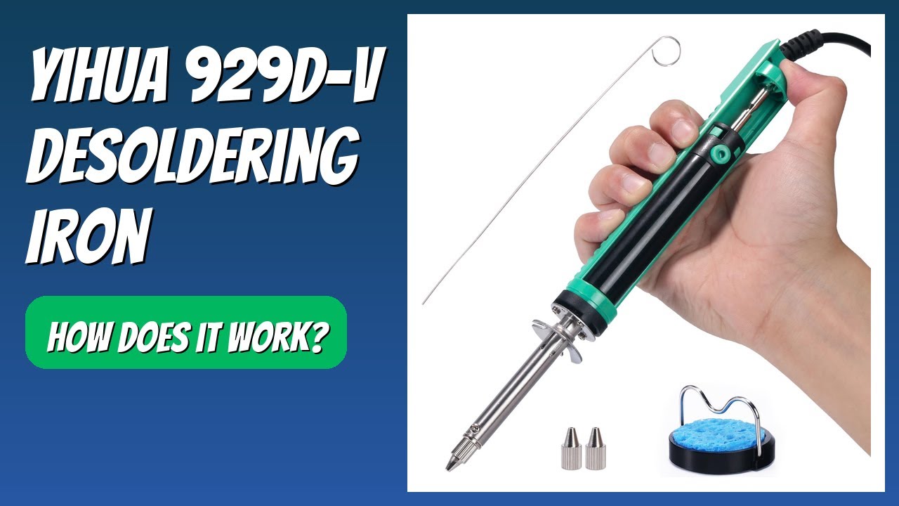 REVIEW (2025): YIHUA 929D-V Desoldering Iron. Features.
