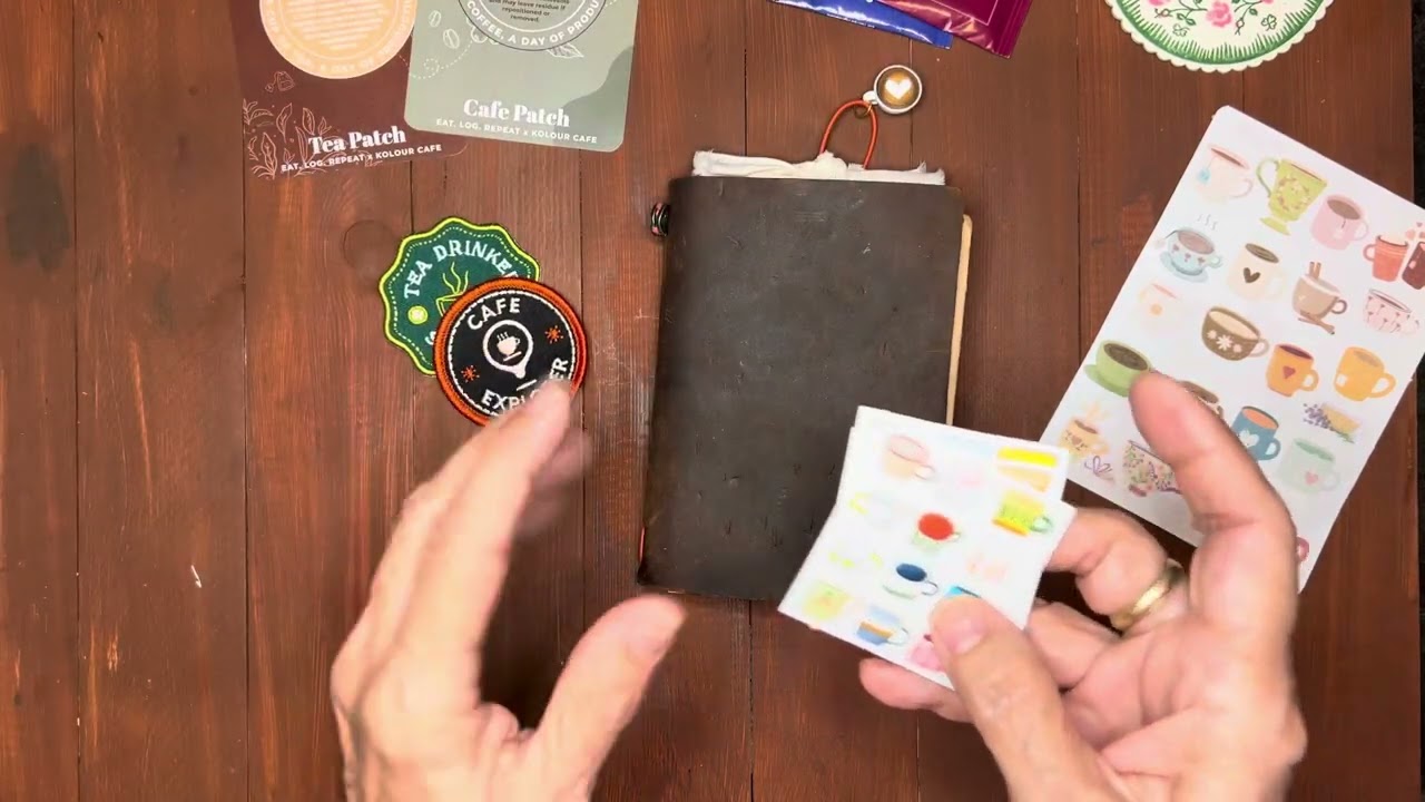 Coffee/Tea Journal Patches from Eat.Log. Repeat x Kolour Cafe