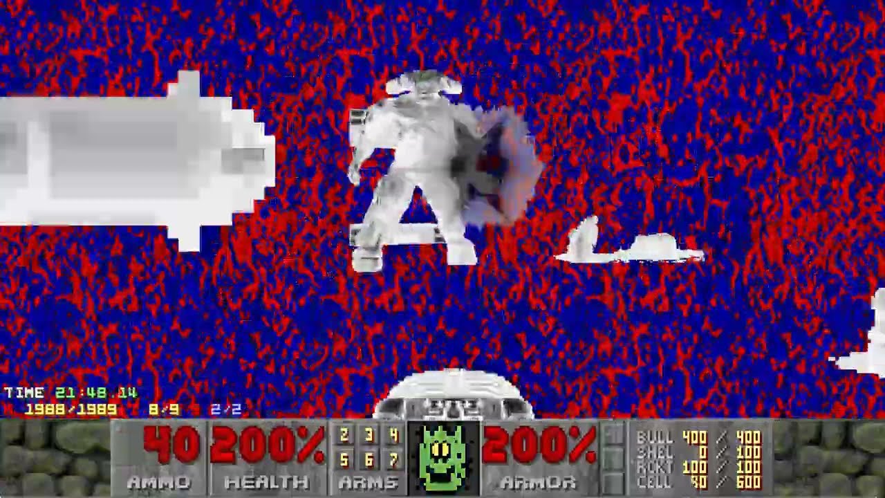 Doom II - Карта 1 от 4Dubzzz - UVMAX 21:50 (с комментариями)