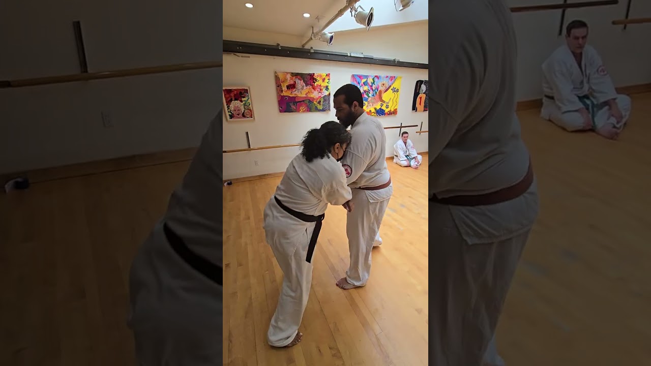 Claudye and Kevins Kyokushin testing