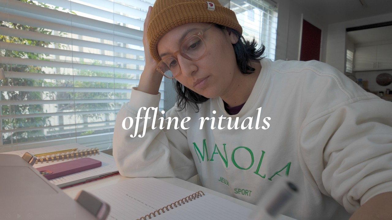 offline rituals for 2026 | setting intentions without hustle