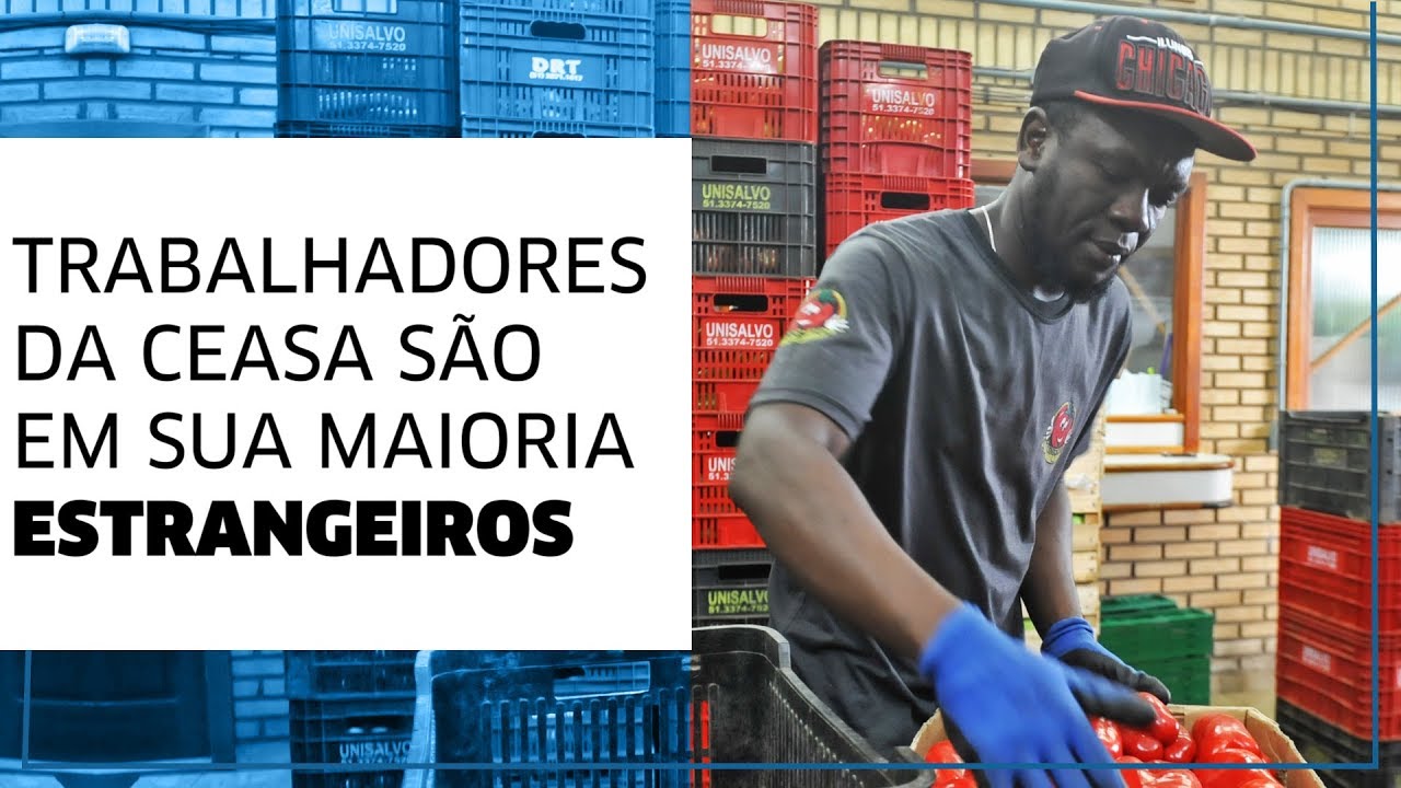 Estrangeiros são maioria no trabalho da CEASA no Rio Grande do Sul