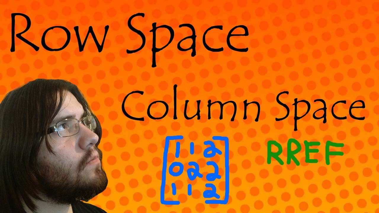 Finding Basis for Row Space and Column Space