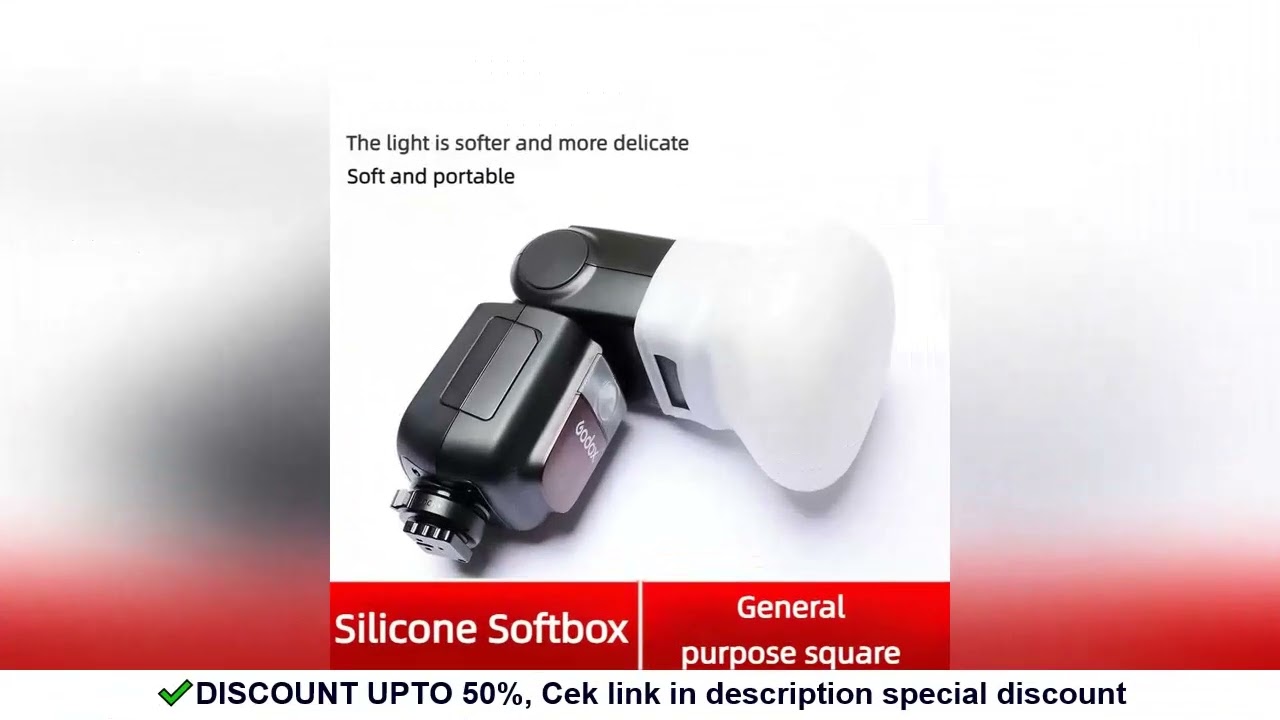 Silicone flash Diffuser soft light cover for godox TT520 TT520II TT685 TT600 V860 II V850II AD0200pr