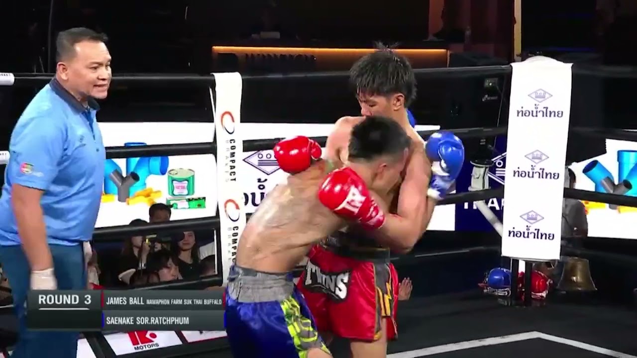 เจมส์บอล นวพลฟาร์มสุขกระบือไทย VS แสนเอก ส.ราชภูมิ