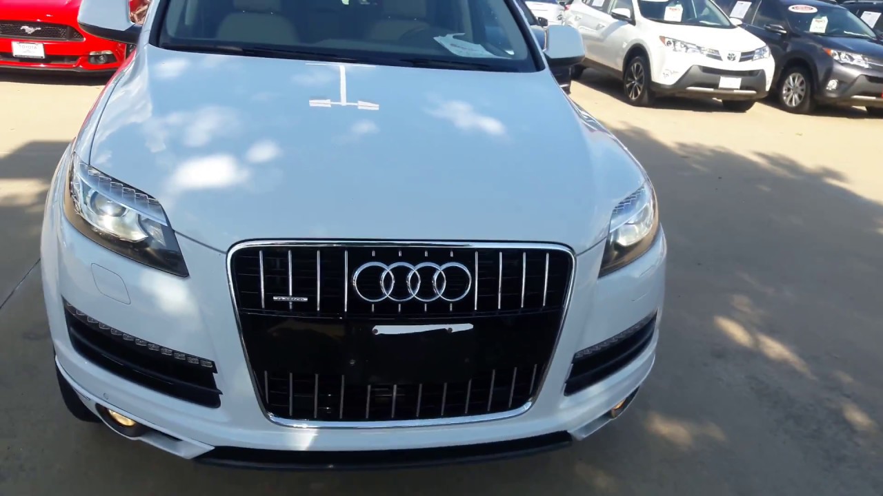 2014 Audi Q7 Quattro start up engine and full tour