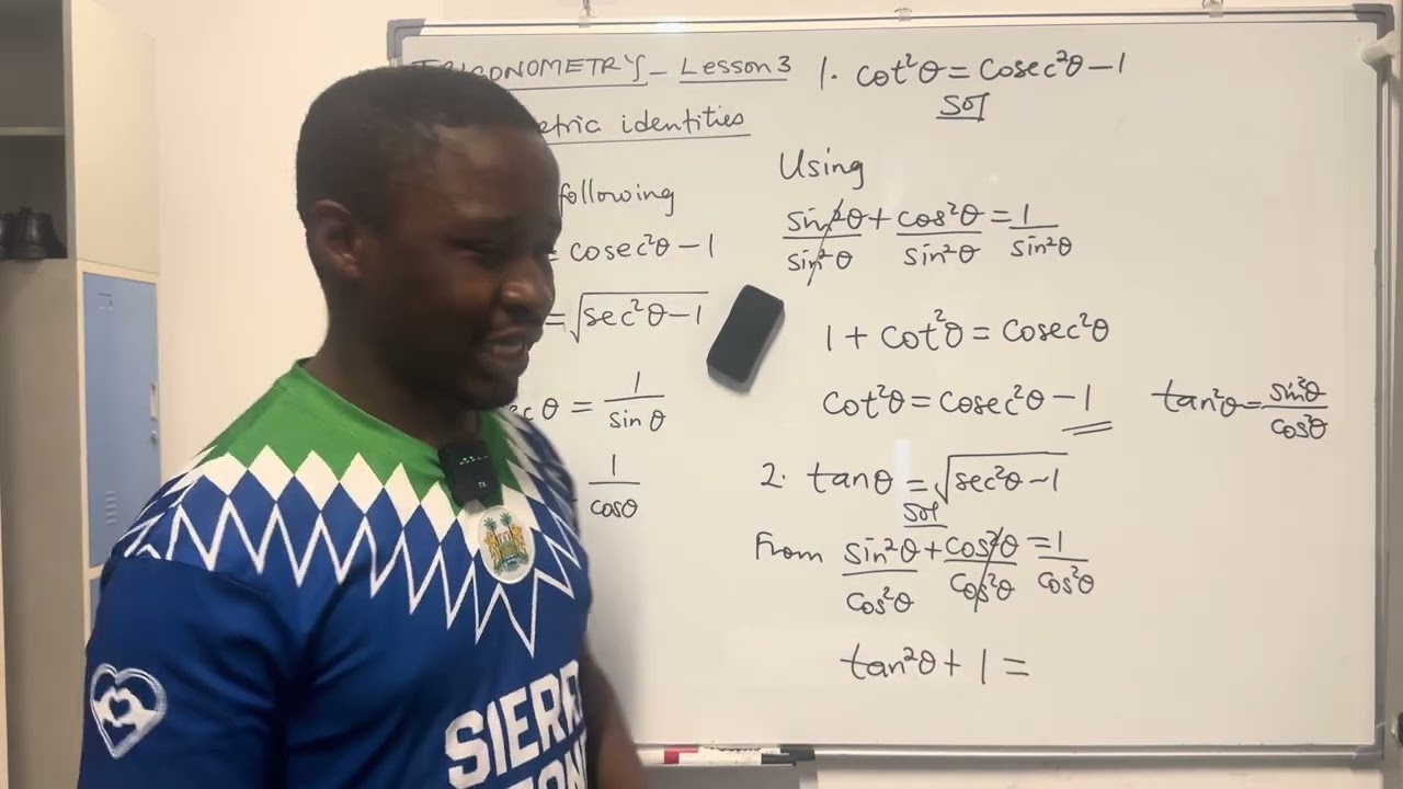 Trigonometry : Lesson 3 : Identities 