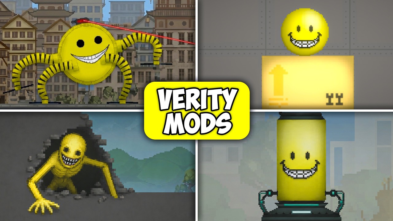ВСЕ НАСТОЯЩИЕ МОДЫ VERITY в Melon Sandbox