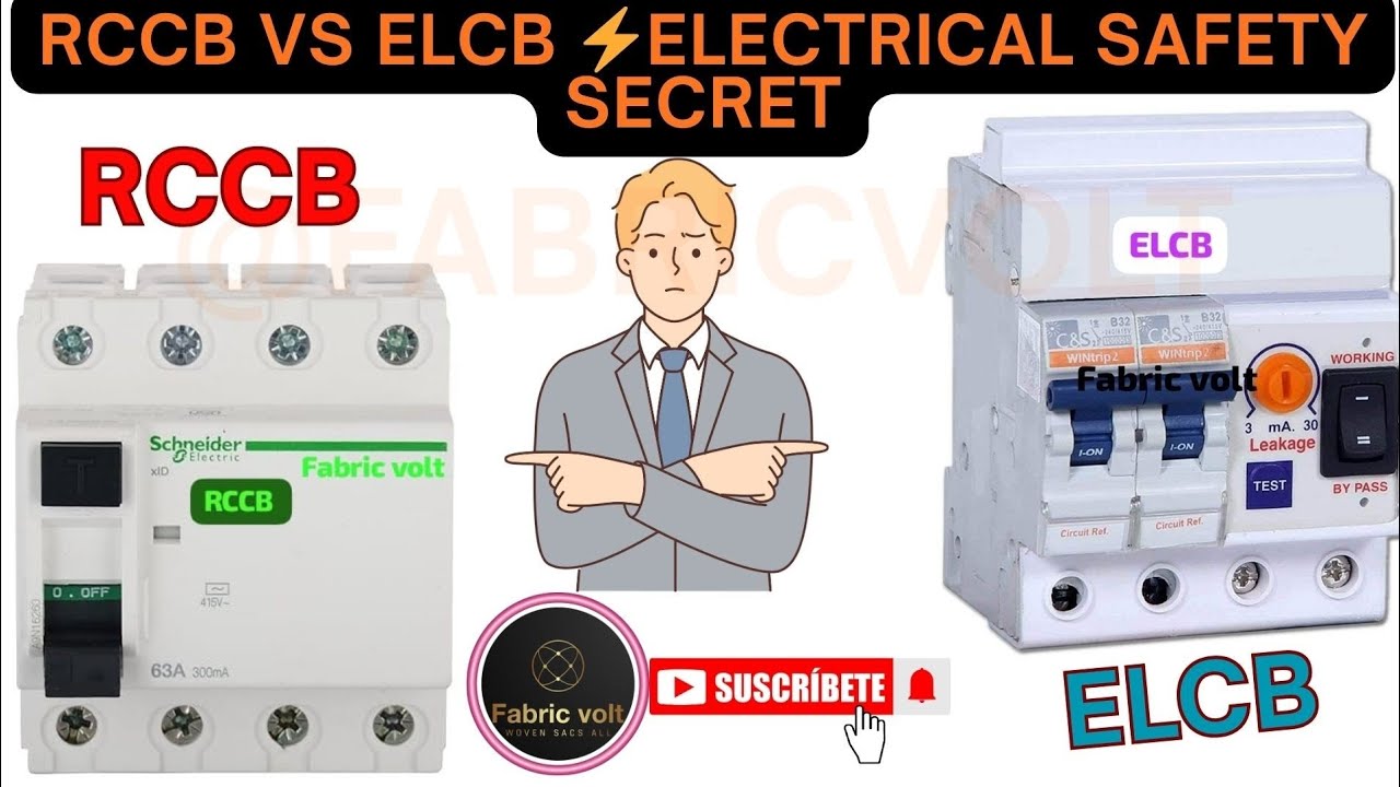 🪛RCCB vs ELCB Explained | Full Details 3D Animation | Electrical Safety Device Explained #fabricvolt