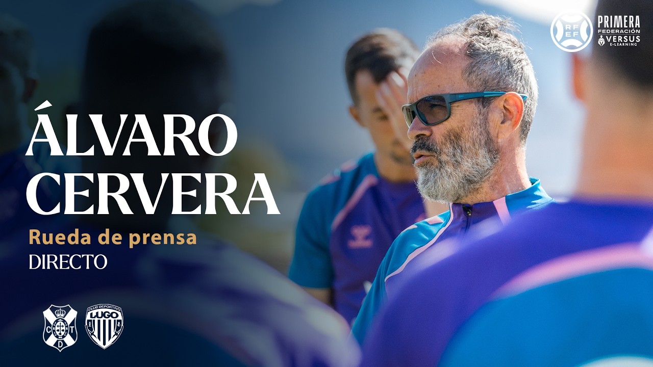 CD Tenerife | Rueda de prensa de Álvaro Cervera antes de recibir al CD Lugo | CD Tenerife