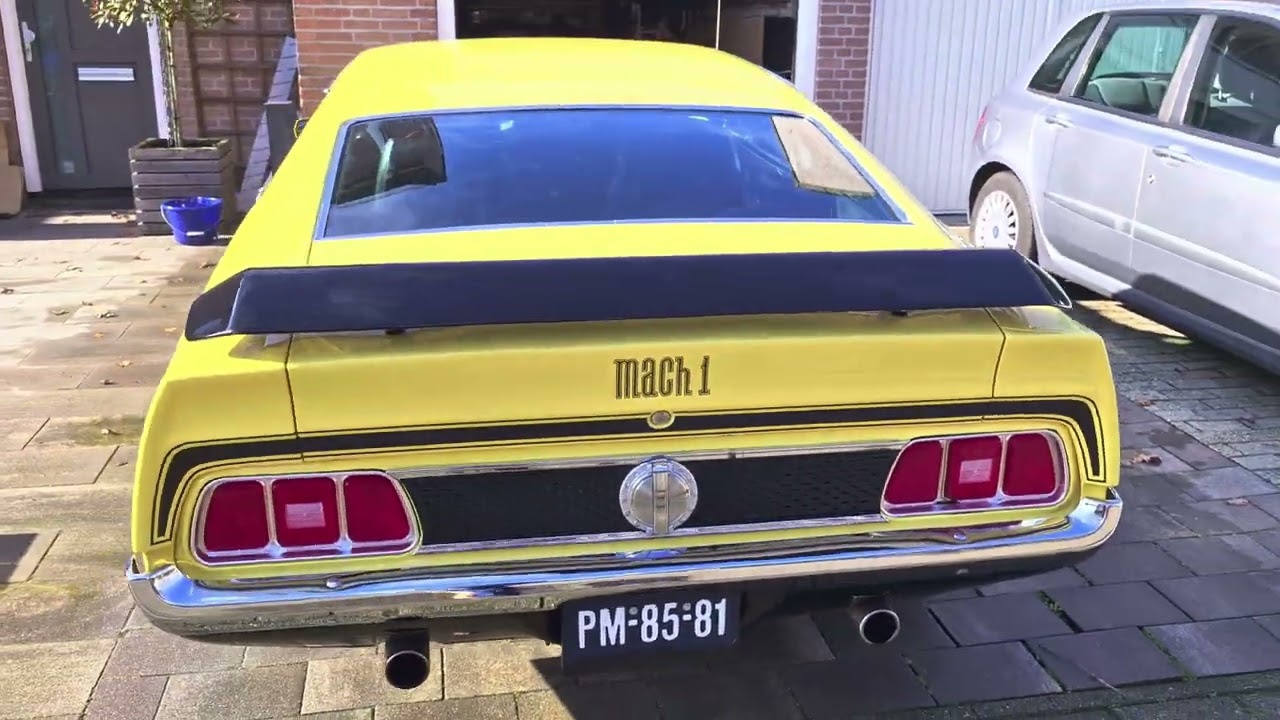 1971 Ford Mustang Mach 1 walk around after first wash