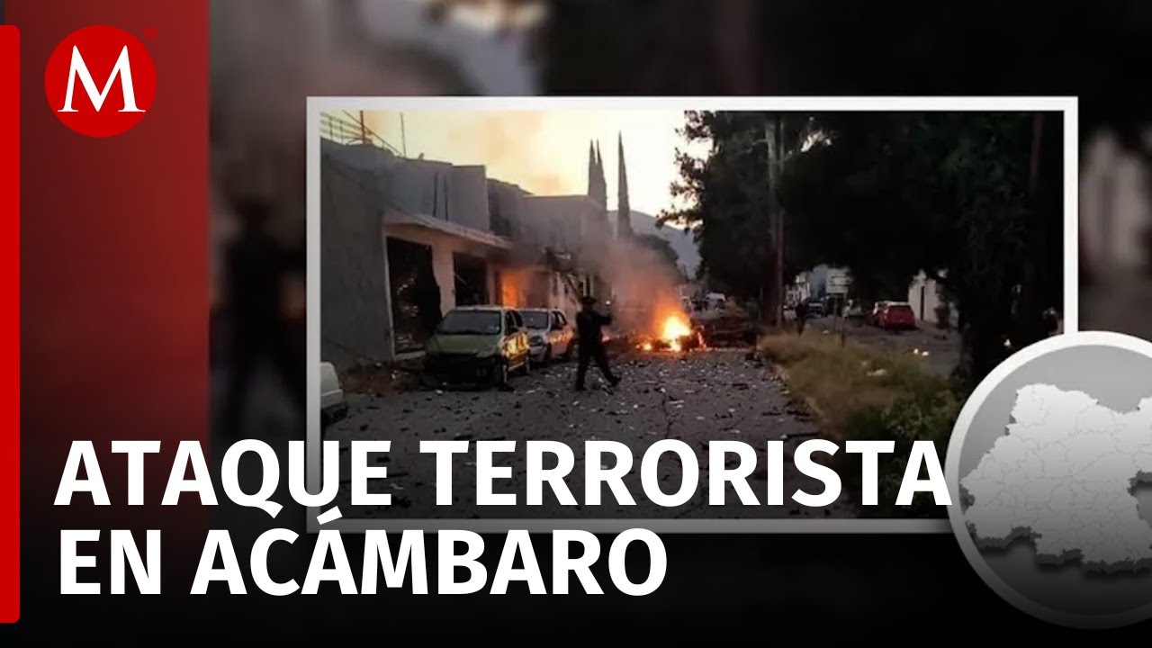 Estalla coche bomba en Acámbaro, Guanajuato; reportan tres policías lesionados