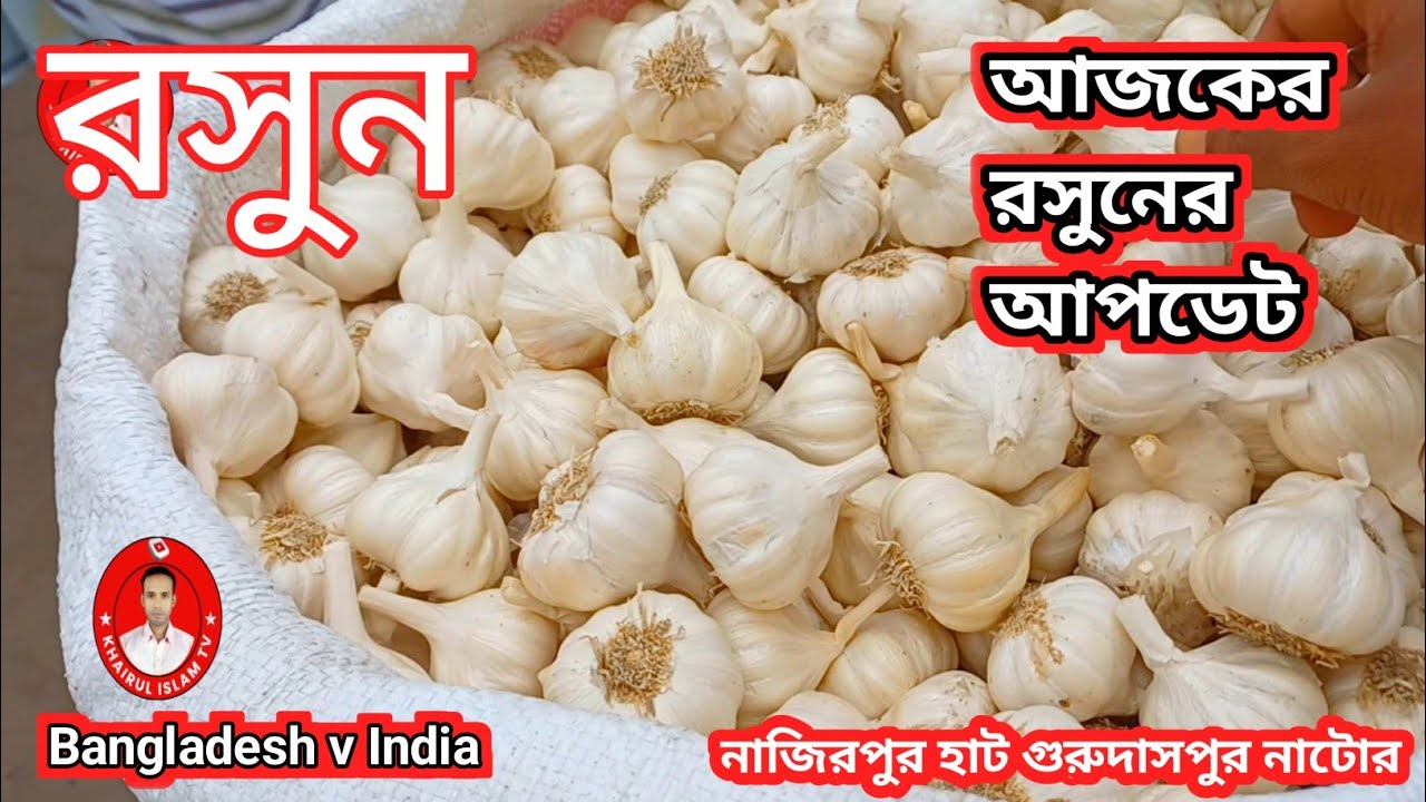 আজকের রসুনের দাম ও বাজার খবর | ২২-০১-২৬ | নাজিরপুর বাজার | গুরুদাসপুর | নাটোর