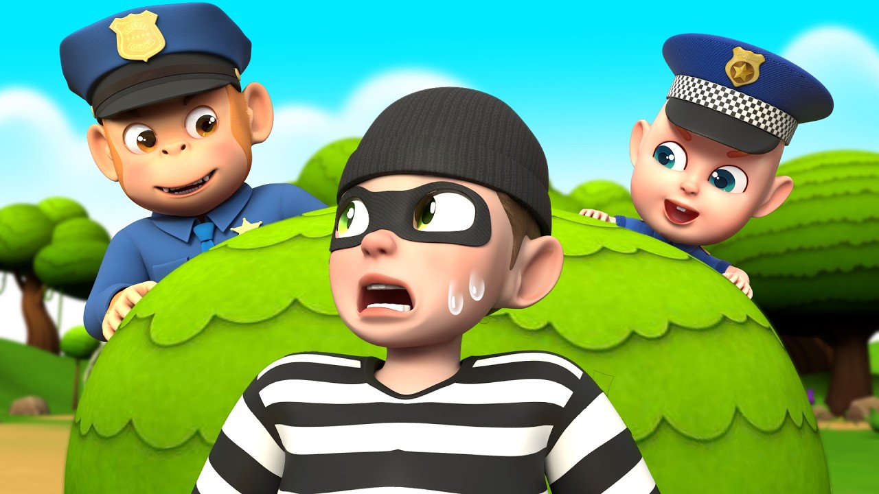 Let's Catch The Thief! | Sheriff Zozo Rescue Misson | Rosoo Kindergarten Nursery Rhymes & Kids Songs