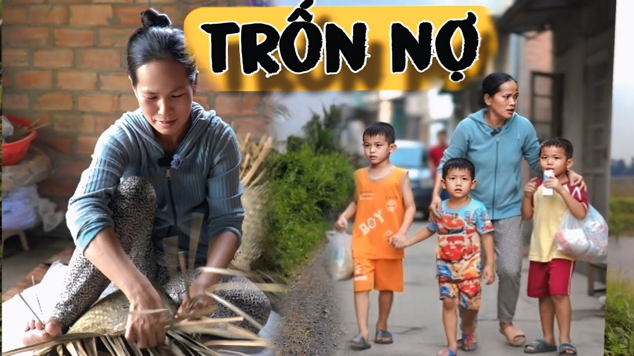 Chồng bỏ bê, mẹ dắt 3 đứa con đi trốn nợ/kpmt