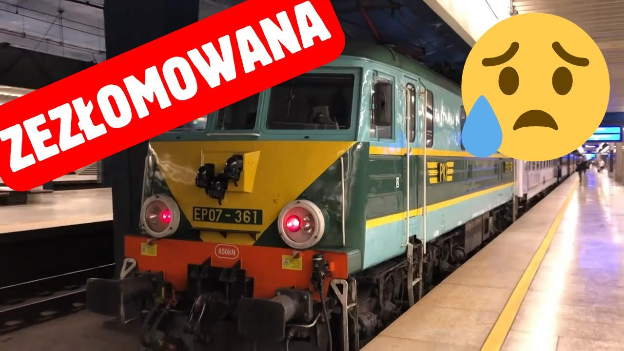 LOKOMOTYWA EP07-361 ZLIKWIDOWANA 😥