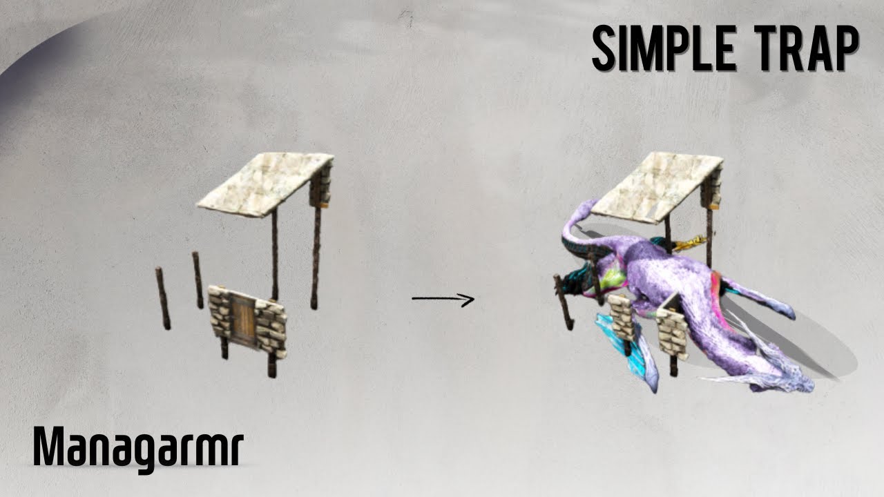Managarmr Trap (How to tame a Managarmr) Ark Survival Evolved
