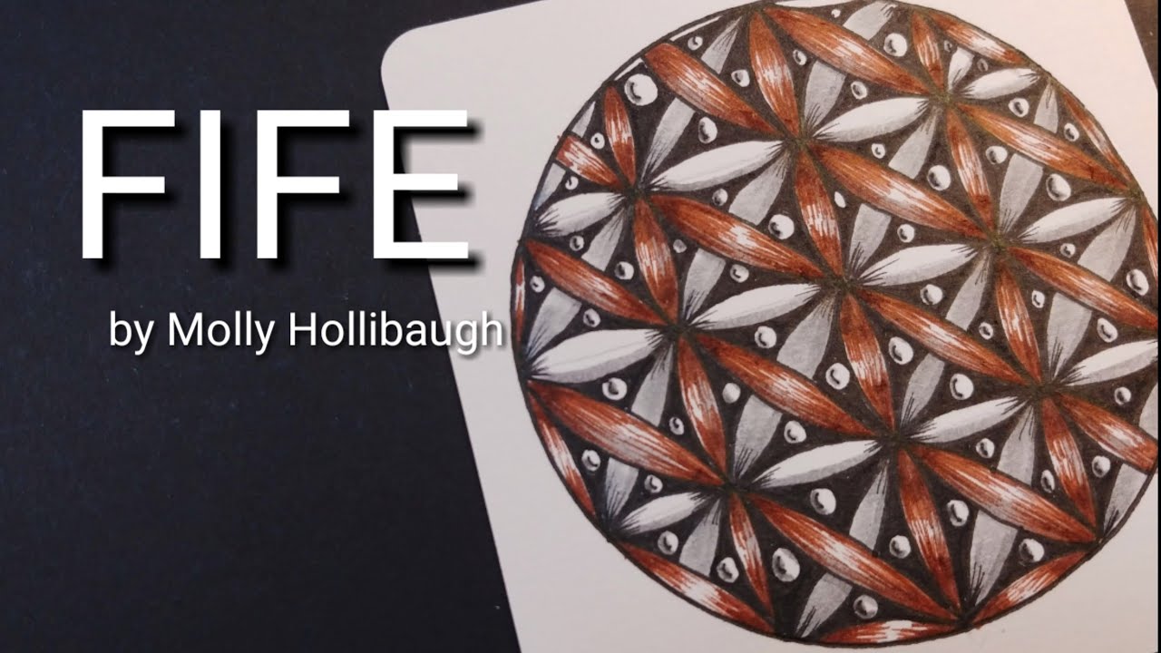 How to draw Tangle Pattern 'FIFE'