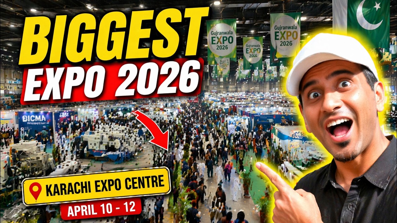 Gujranwala Expo 2026 Karachi Expo Centre  | Made in Pakistan Industry Trade Fair Tour 🇵🇰