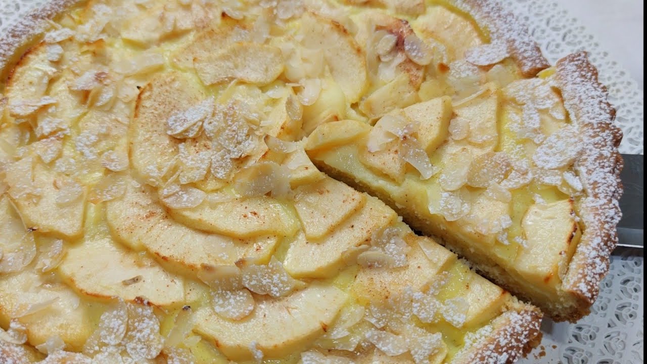 CROSTATA SOFFICISSIMA DI MELE E CREMA PASTICCERA FACILE DELIZIOSA | SOFT APPLE PIE AND PASTRY CREAM