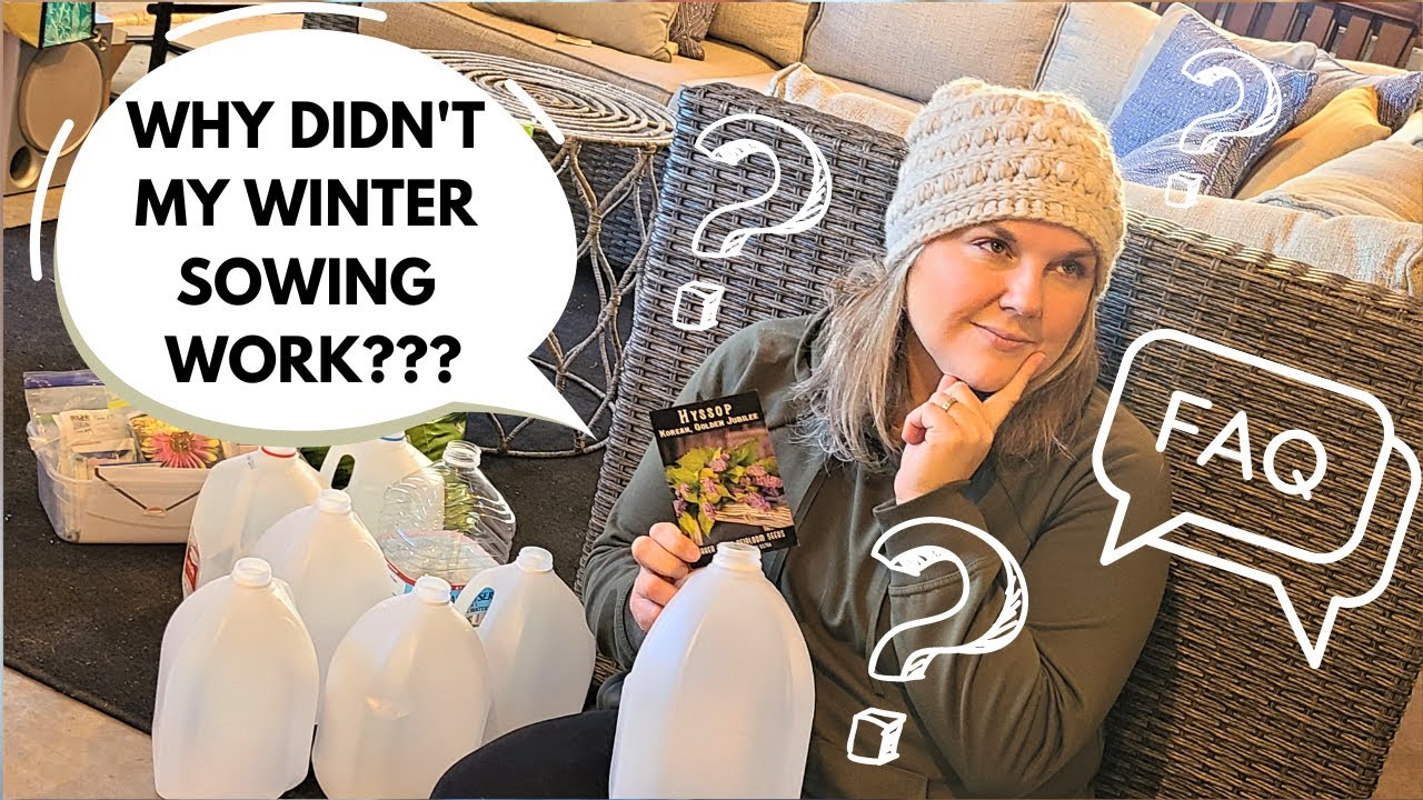 5 Winter Sowing Mistakes You're Probably making and how to avoid them.