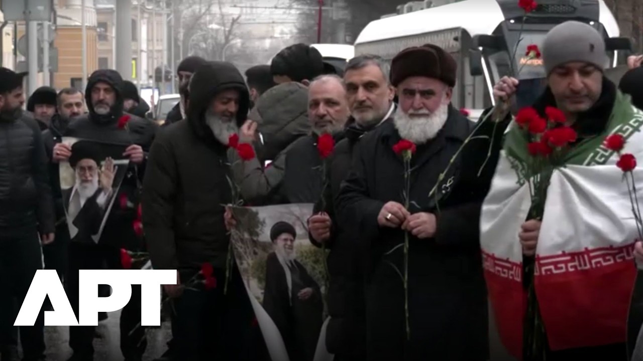 WATCH: Iran Ambassador Leads Khamenei Mourning Ceremony in Moscow | APT