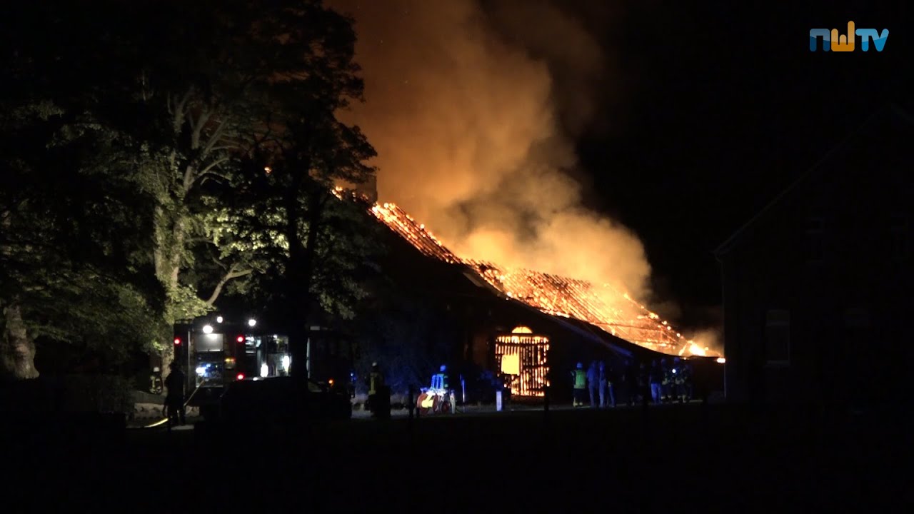Schaden in Millionenhöhe nach Brand auf Bauernhof in Holtland