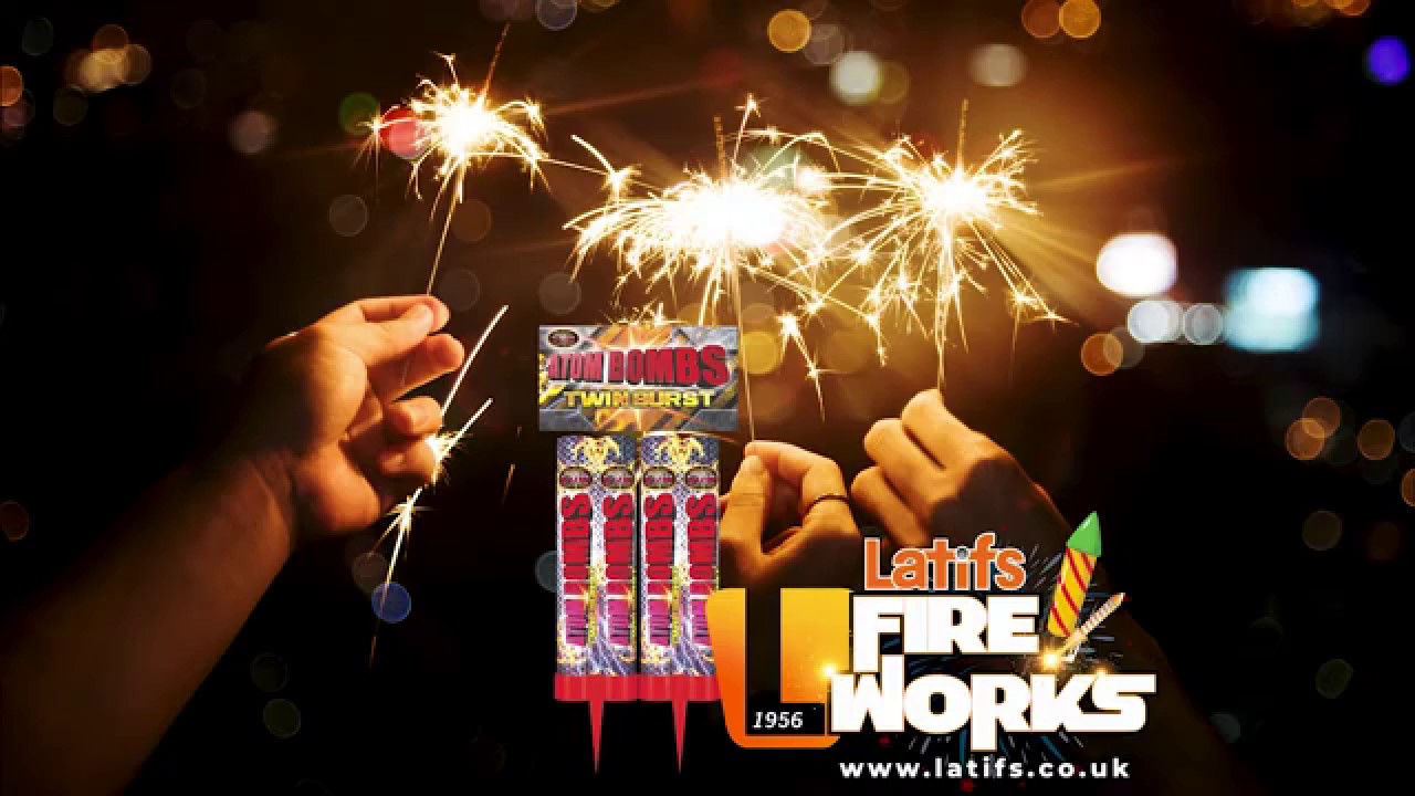 Atom Bombs Twin Burst 2 Piece Roman Candle