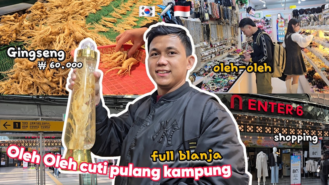 OLEH OLEH PULANG KE INDONESIA 🇰🇷✈️🇮🇩