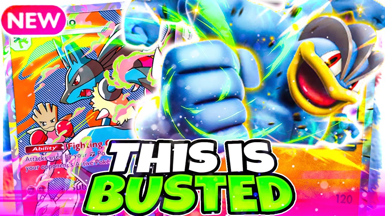 THIS Machamp EX Deck is CRAZY STRONG with Lucario! - Pokemon Pocket