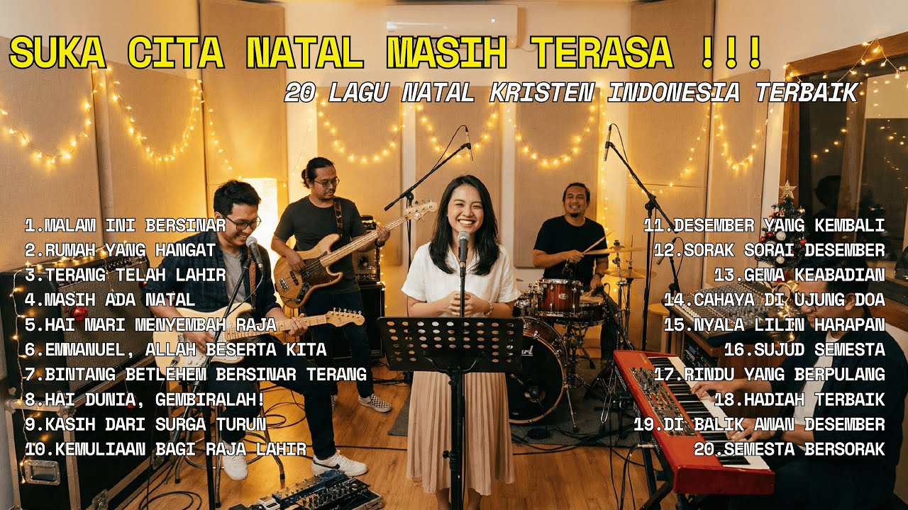 Suka Cita Natal Penuh Damai 🎄 | 20 Lagu Natal Kristen Indonesia Terbaik 2025