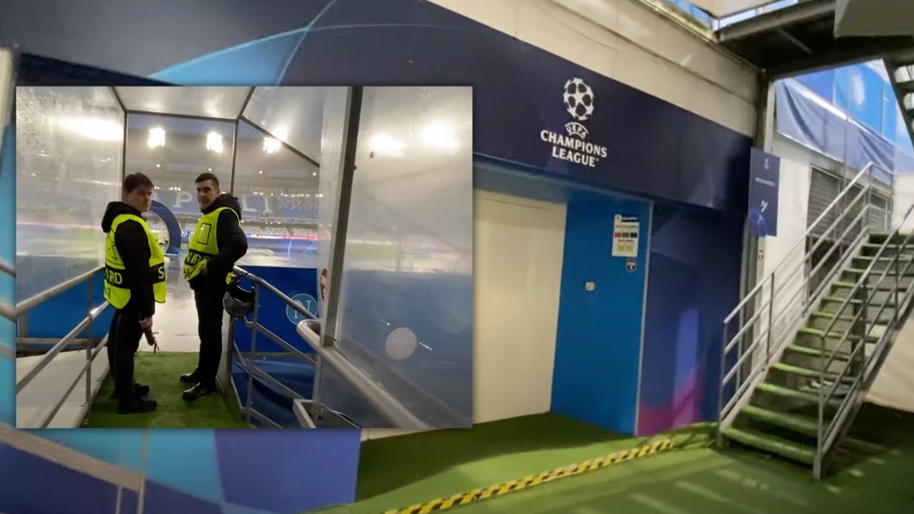 Napoli-Eintracht, ecco il Maradona quando si gioca la Champions League 😍 vi portiamo in campo!