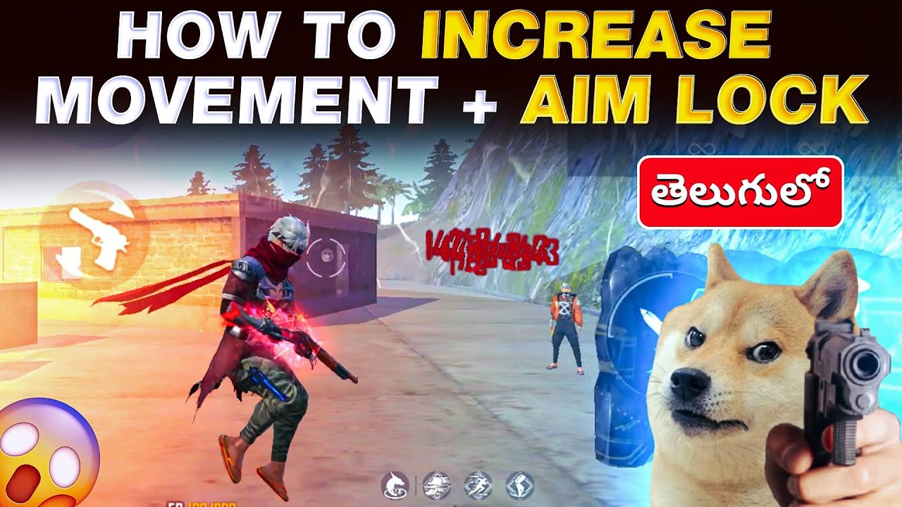 How to Increase Movement Speed🤔 ఈ Trick వాడితే Head కి Aim Lock అవ్వాల్సిందే!Tips&Tricks In Telugu