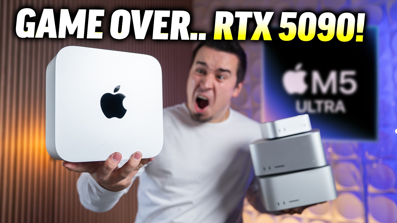 M5 Ultra от Apple только что УБИЛ Nvidia!