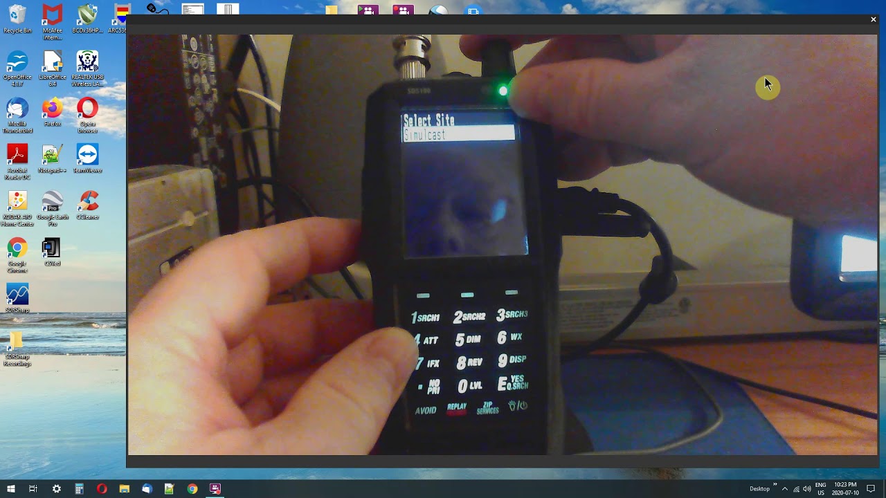 Uniden SDS100 Analyzer Feature