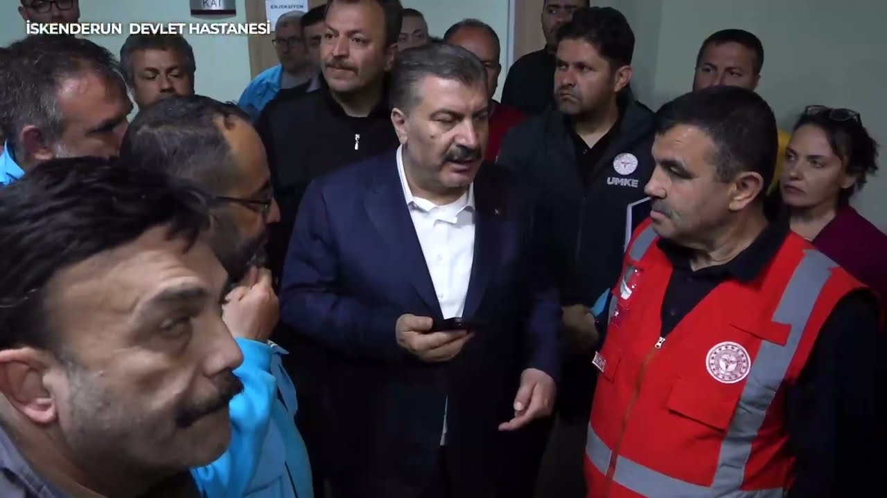 İskenderun Devlet Hastanesinde tedavi gören vatandaşlarımız, görevli çalışma arkadaşlarımızı ziyaret