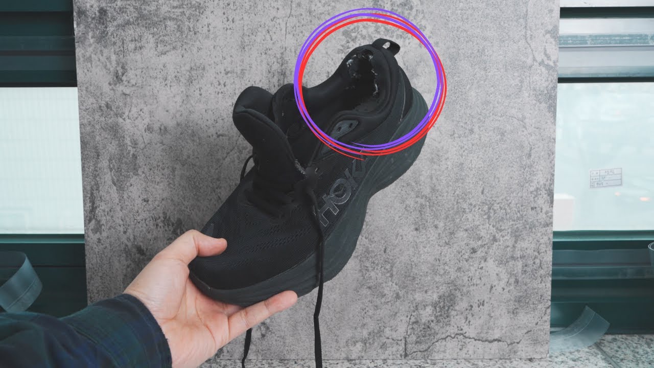 호카오네오네 본디8 뒤꿈치 안감교체 l Hoka One One Bondi 8 Heel Liner Repair Before:After