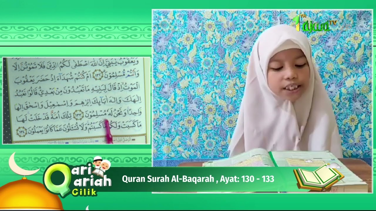 Izzah Qurrata'ain, Ternate - QS. Al-Baqarah, Ayat:130-133 | Qari Qariah Cilik Indonesia