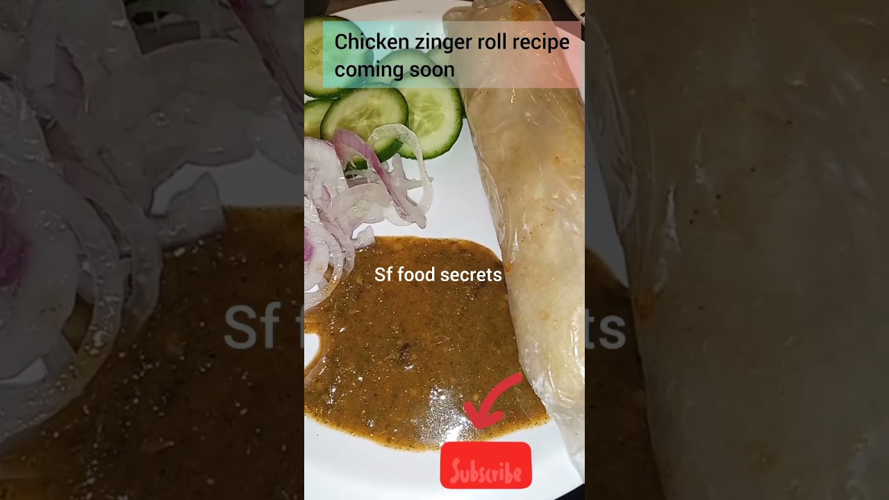 chicken zinger roll 