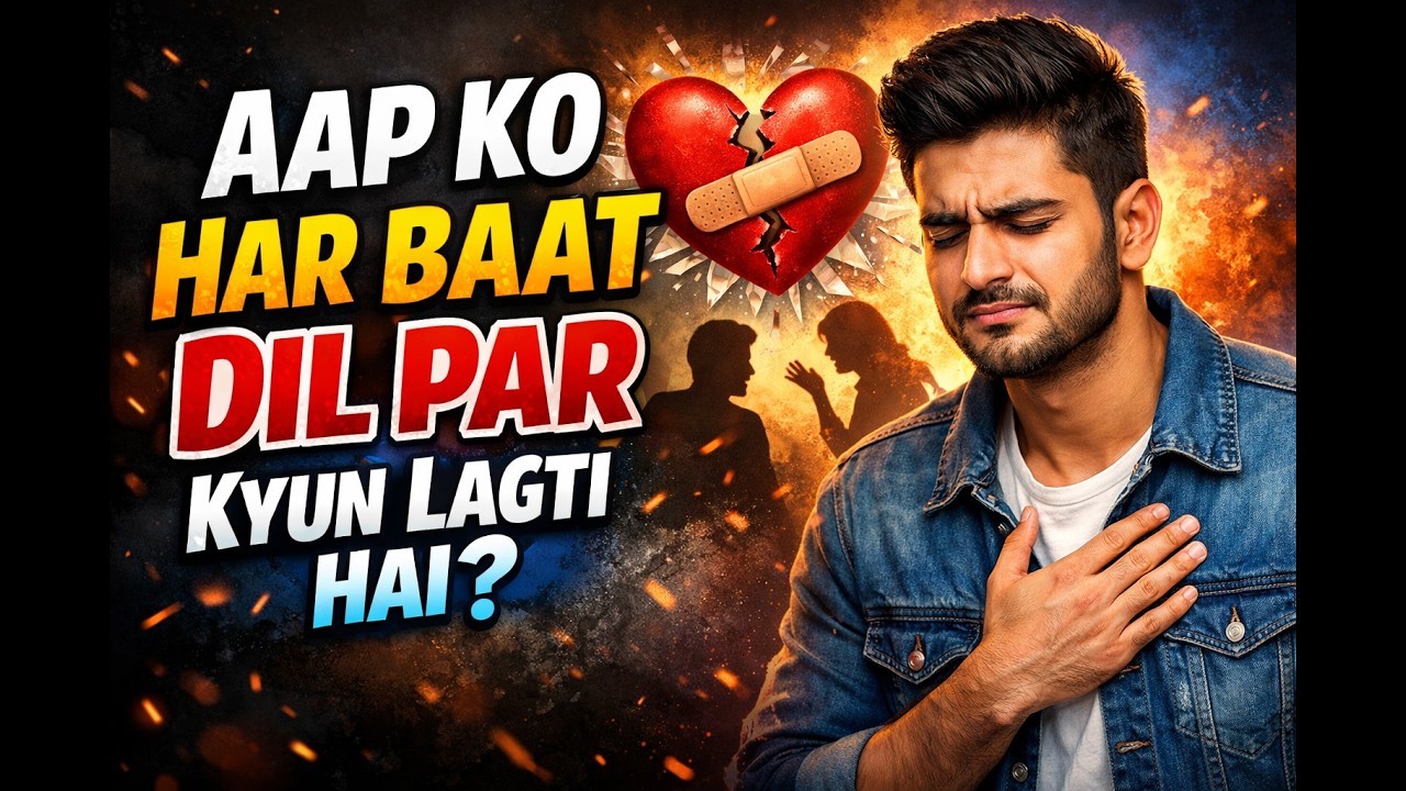 AAP ko har baat dill par kyun lagti ahi? 