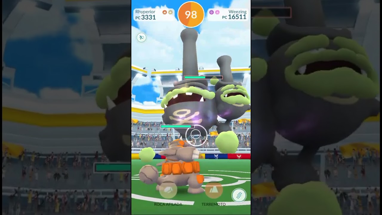 Pokemon Go Incursi&oacute;n lvl 3 vs Weezing Galar