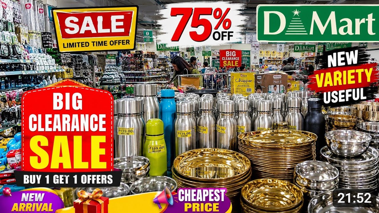 😱 Dmart's Biggest Clearance Sale! 80% OFF + Buy 1 Get 1 | Shopping Vlog