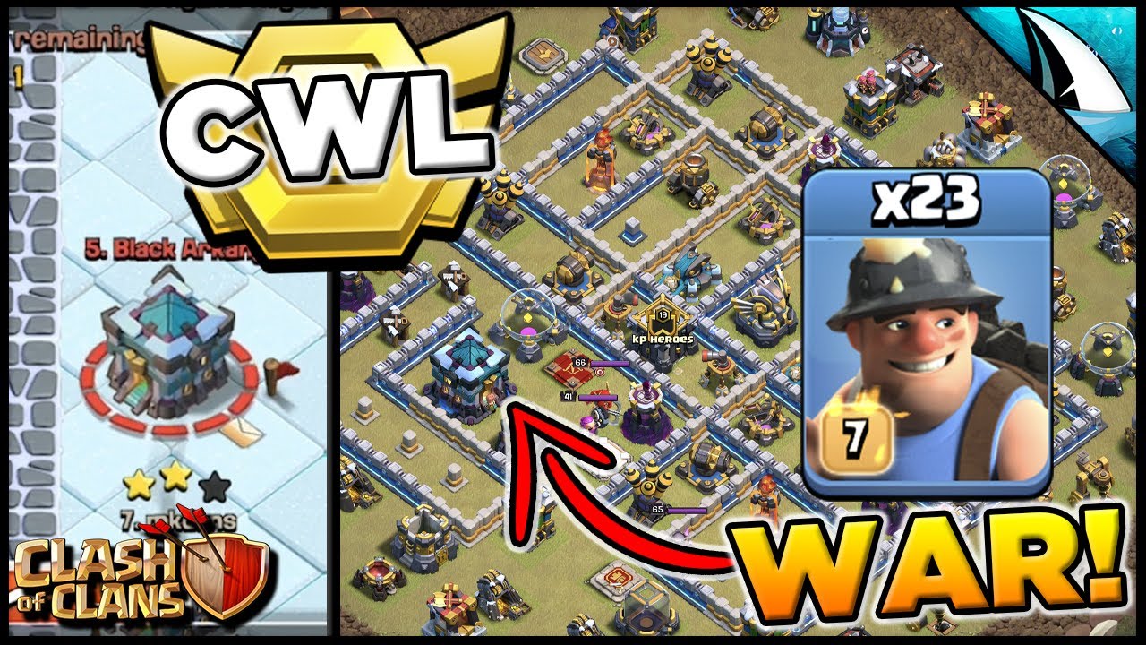 Miners Wreck in the Clan War League & Hitting iTzu's Legend Bases | Clash of Clans