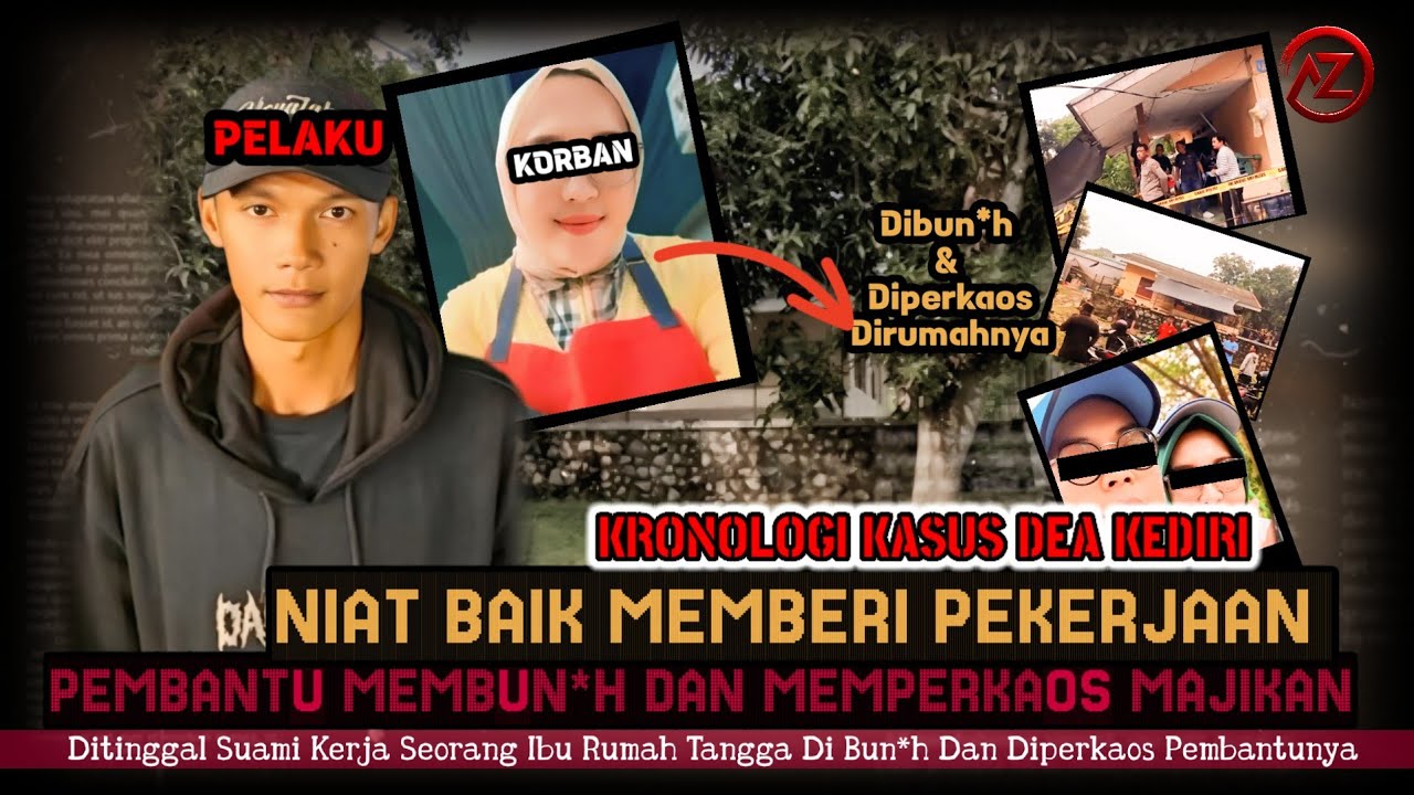 Niat Baik Memberi Pekerjaan ! Pembantu Membun*h Dan Memperkaos Majikan #kasus #kisahnyata 