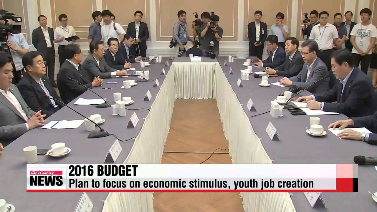 2016 budget plan to focus on stimulus， youth job creation   당정， 2016년 예산 &lsquo;경제활성화&bull;