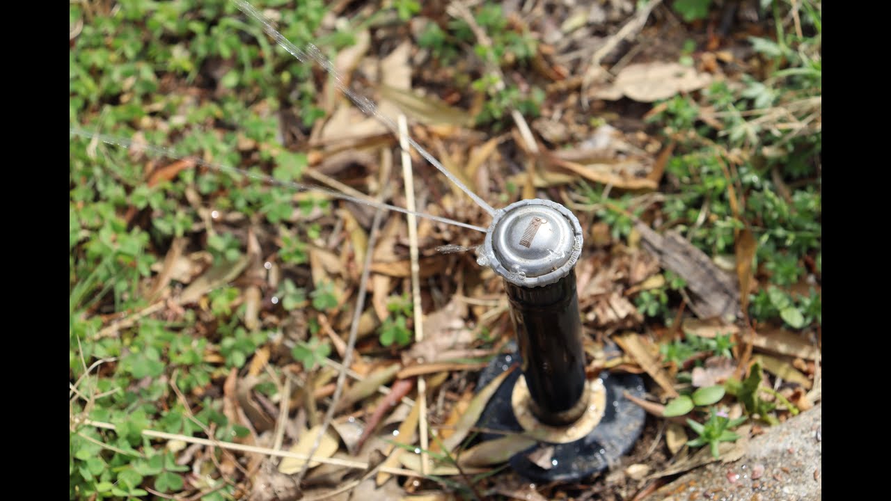 How to fix clogged sprinkler nozzles