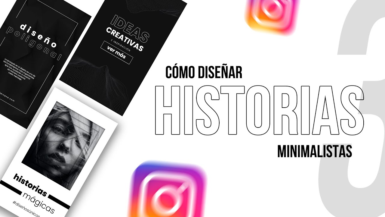 Cómo diseñar historias MINIMALISTAS para Instagram y Facebook | Photoshop CC 2025