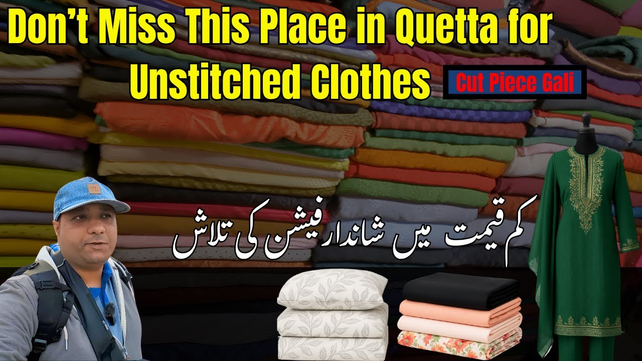EXPLORING(Ladies Suits)Quetta's Cut Piece Gali Suits Amazing Variety