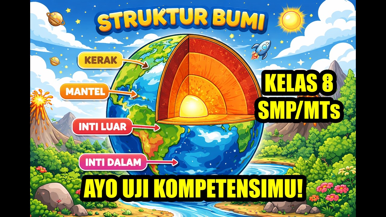 LATIHAN SOAL STRUKTUR BUMI IPA KELAS 8 SEMESTER 2
